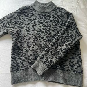 Cheetah sweater!
